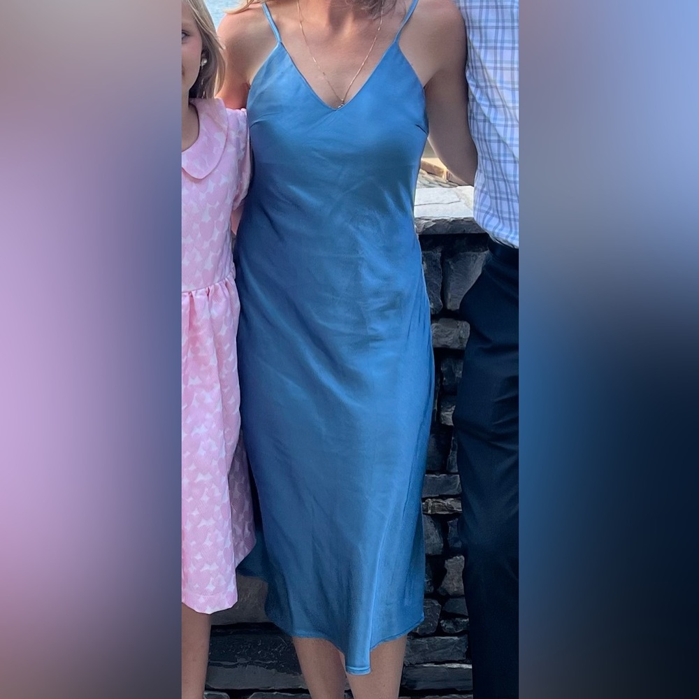 AZOE Silk Slipdress